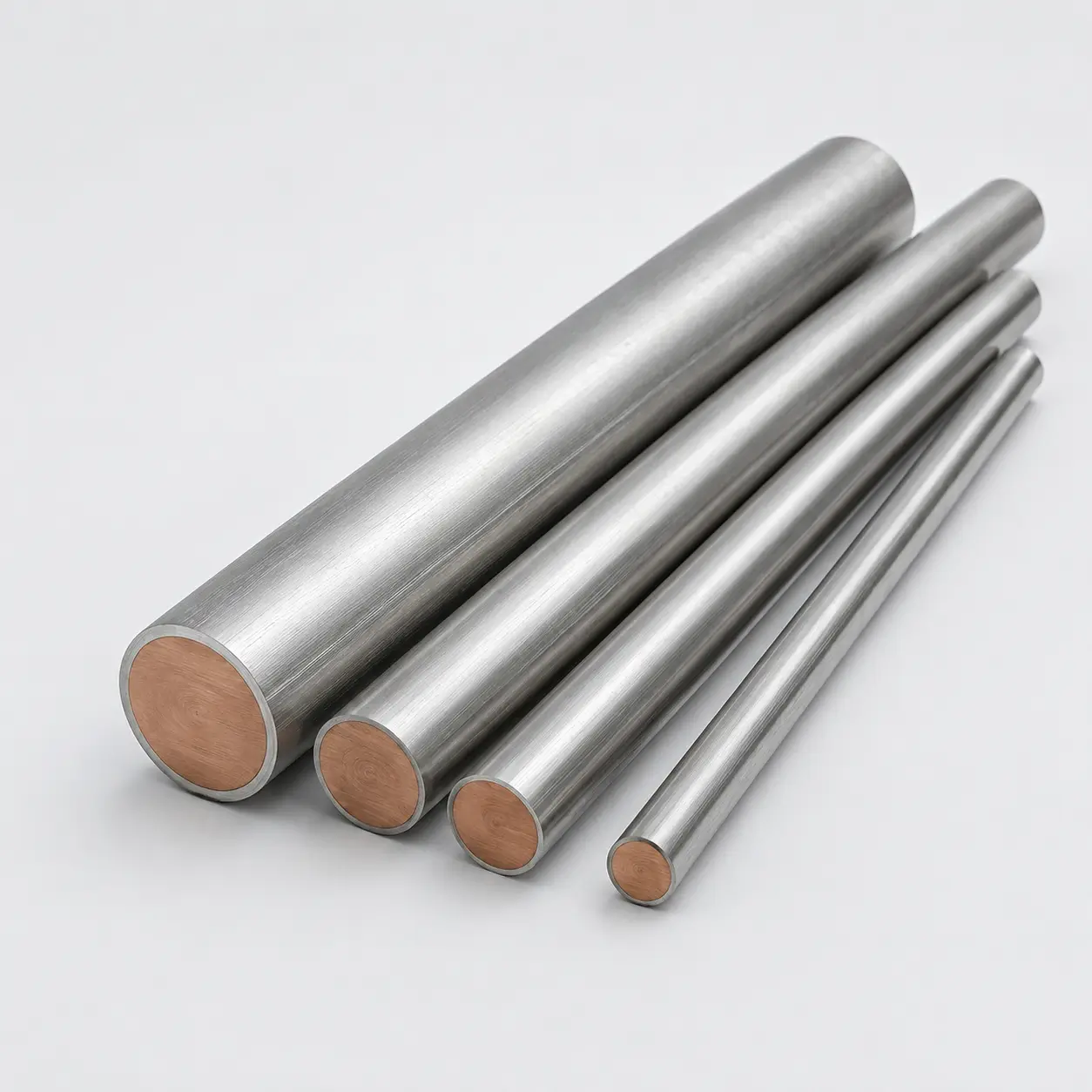 Clad Copper Rods