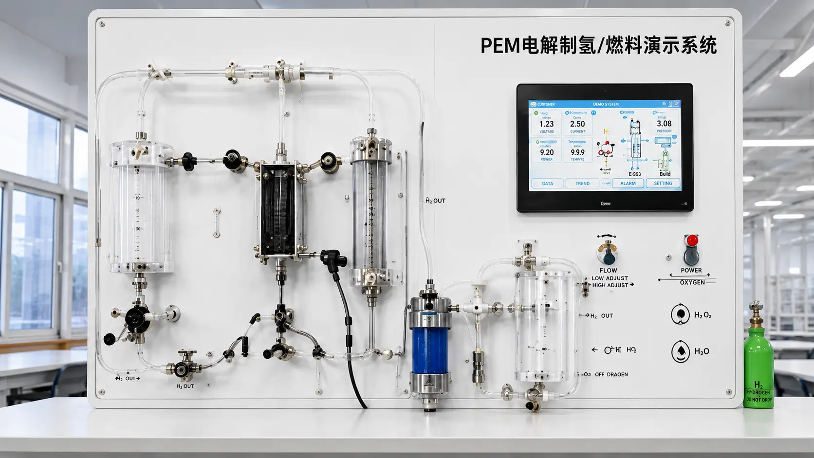 Classroom-Friendly Design for Hydrogen Fuel Cell Demonstration