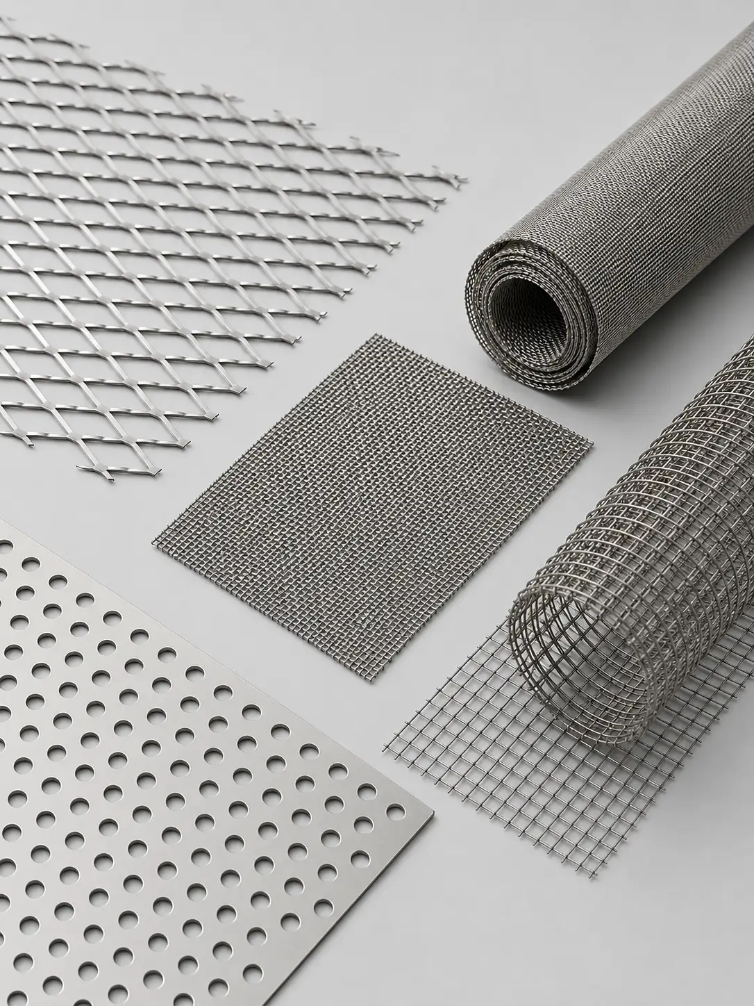 Custom fabricated titanium mesh panels, mesh baskets and coated mesh components