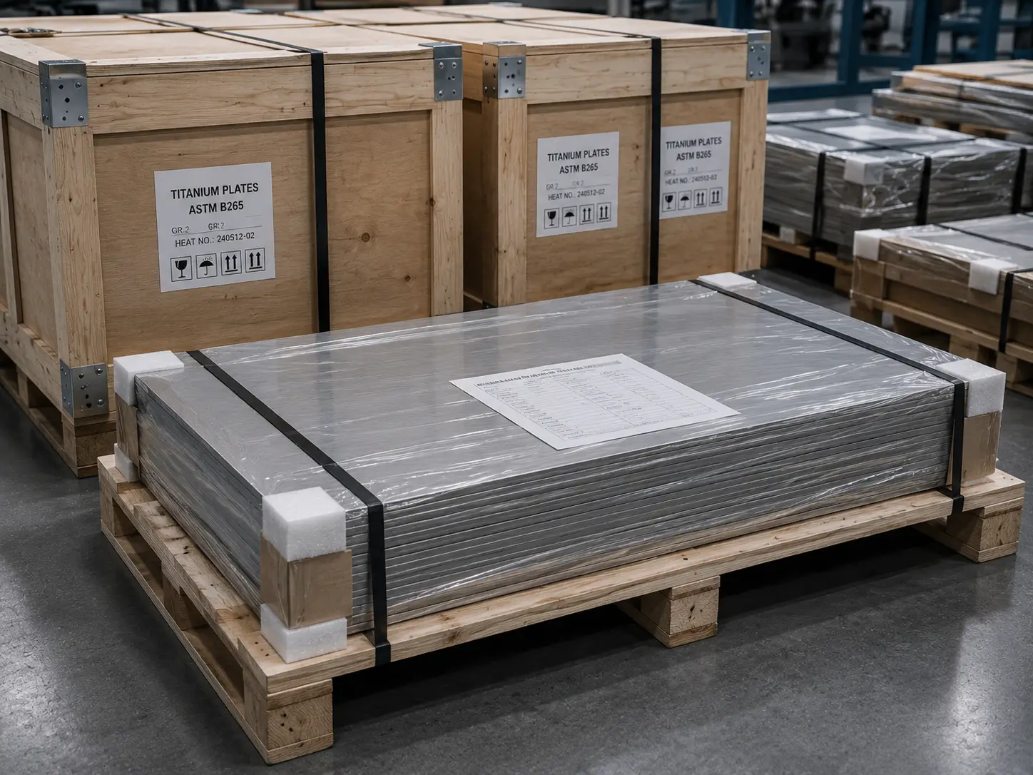 Titanium Packing and Delivery
