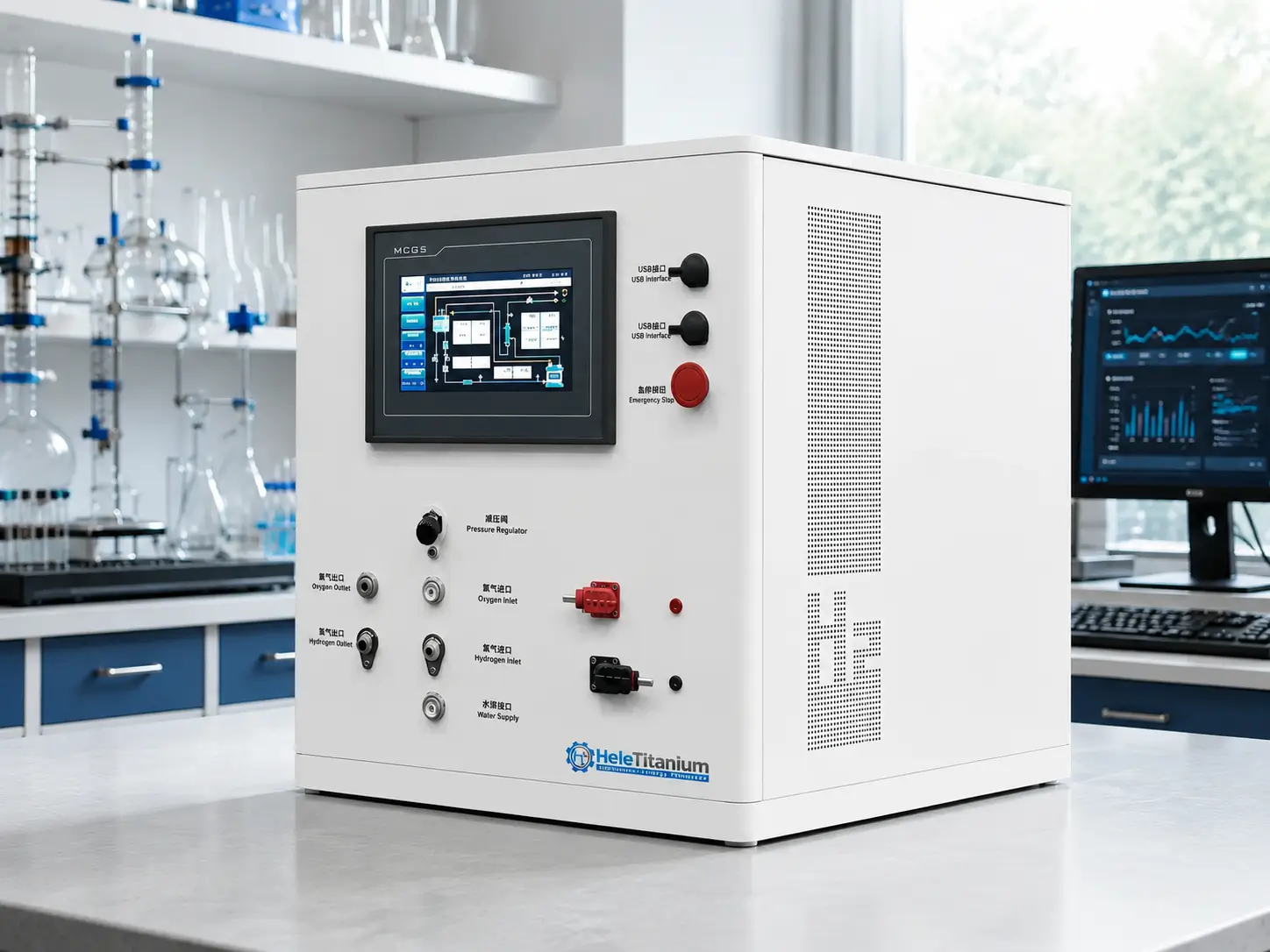 Photovoltaic Hydrogen Production Demonstration Kit full setup