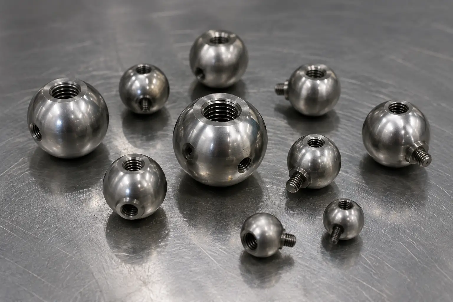 Threaded Titanium Balls