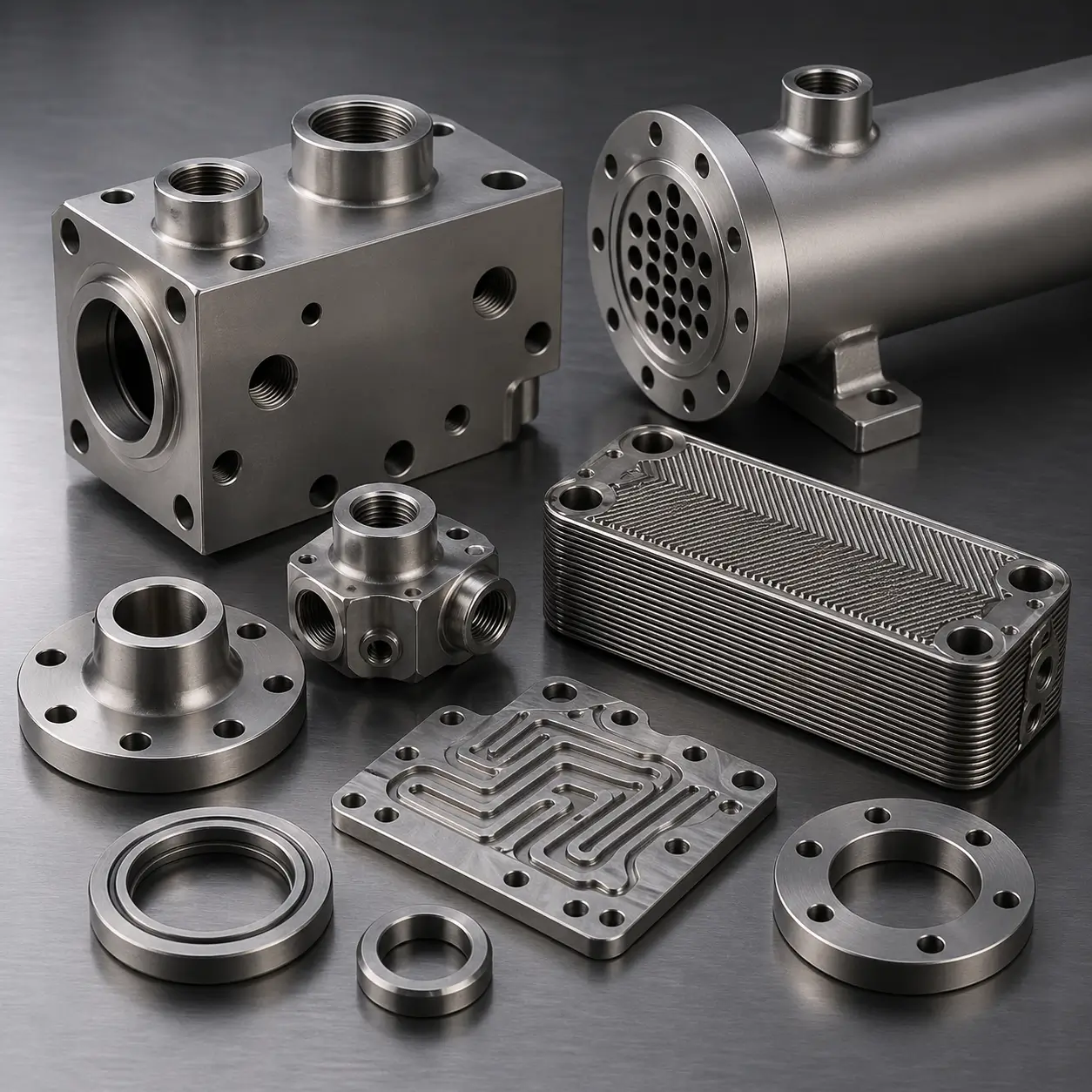 Complex-Geometry Titanium Parts