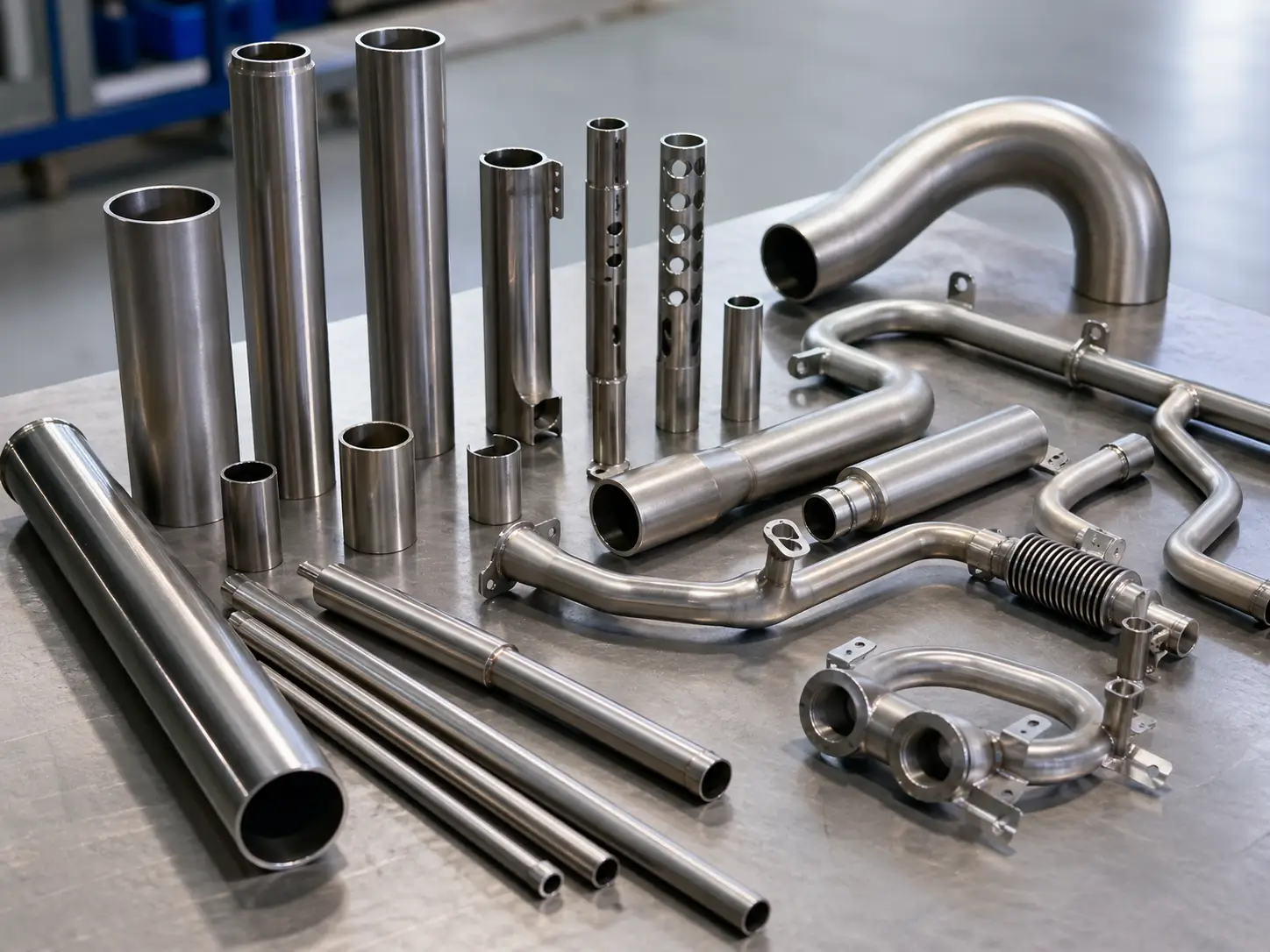 Shaped & Custom Titanium Tube