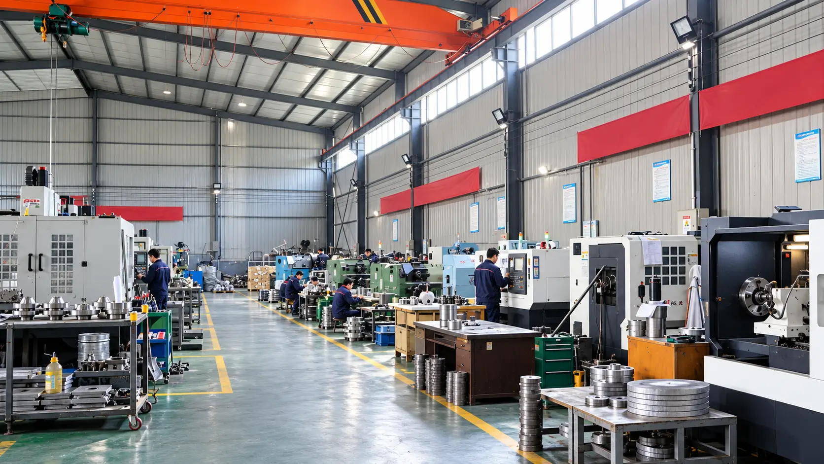 Titanium component fabrication and manufacturing environment