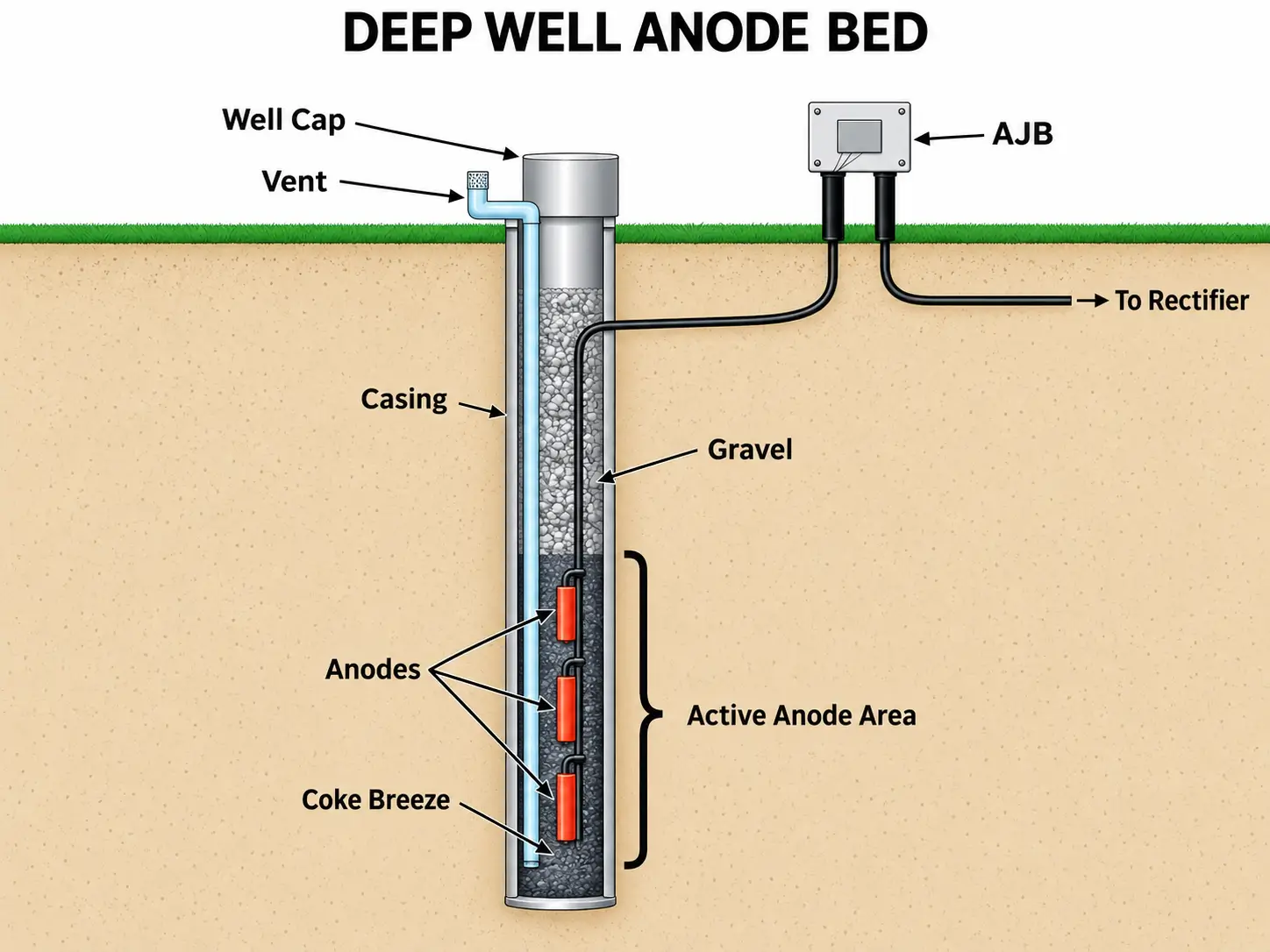 MMO canister anode for deep groundbed cathodic protection