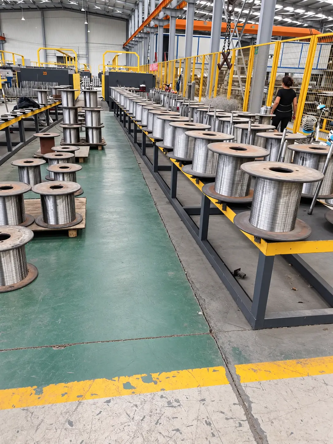 Titanium mesh sheets, rolls, fabricated mesh panels and coated mesh products with packing list, material certificate, labels and export packing