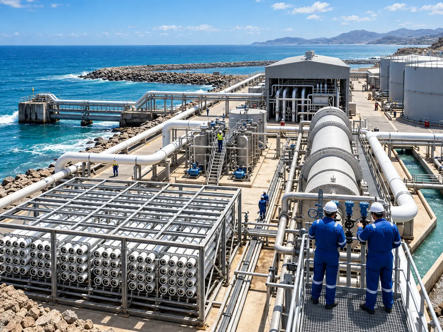 Steel Seawater Pipework