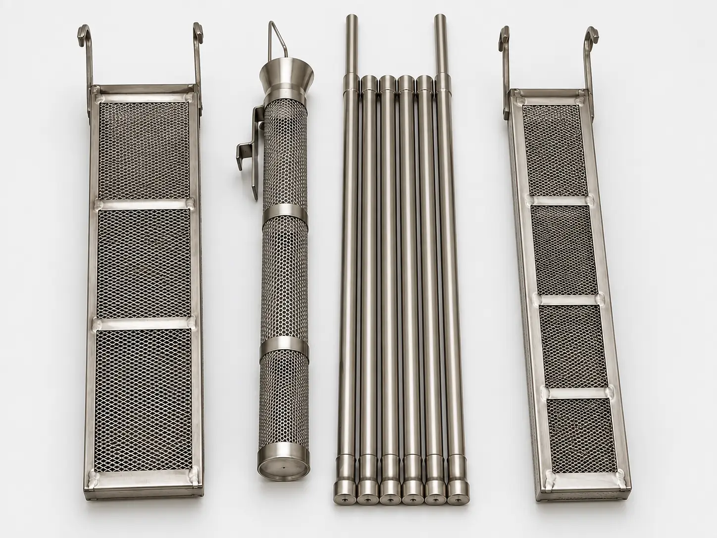 Rectangular Mesh Anode Baskets