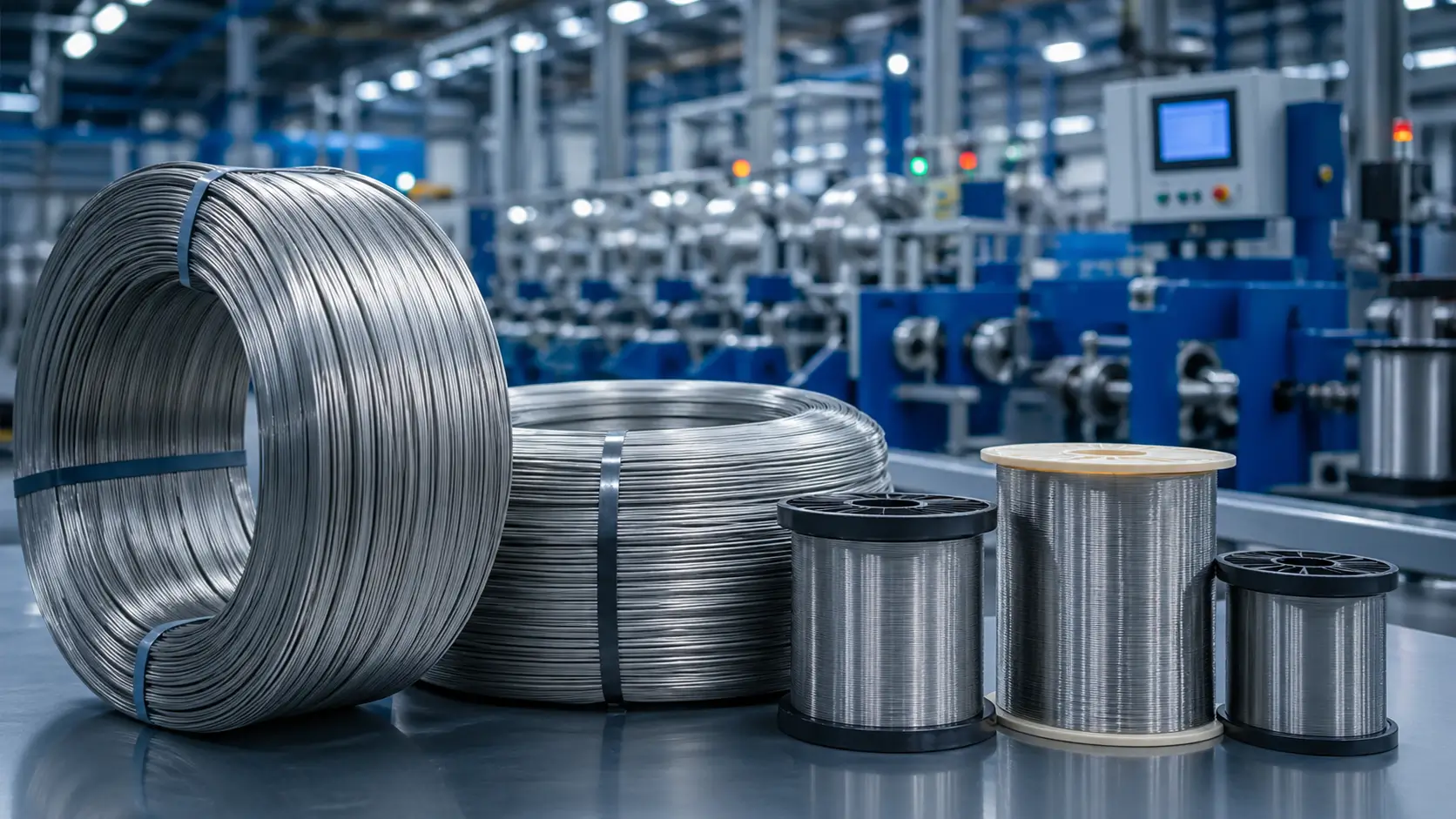 Precision Titanium Wire Spools
